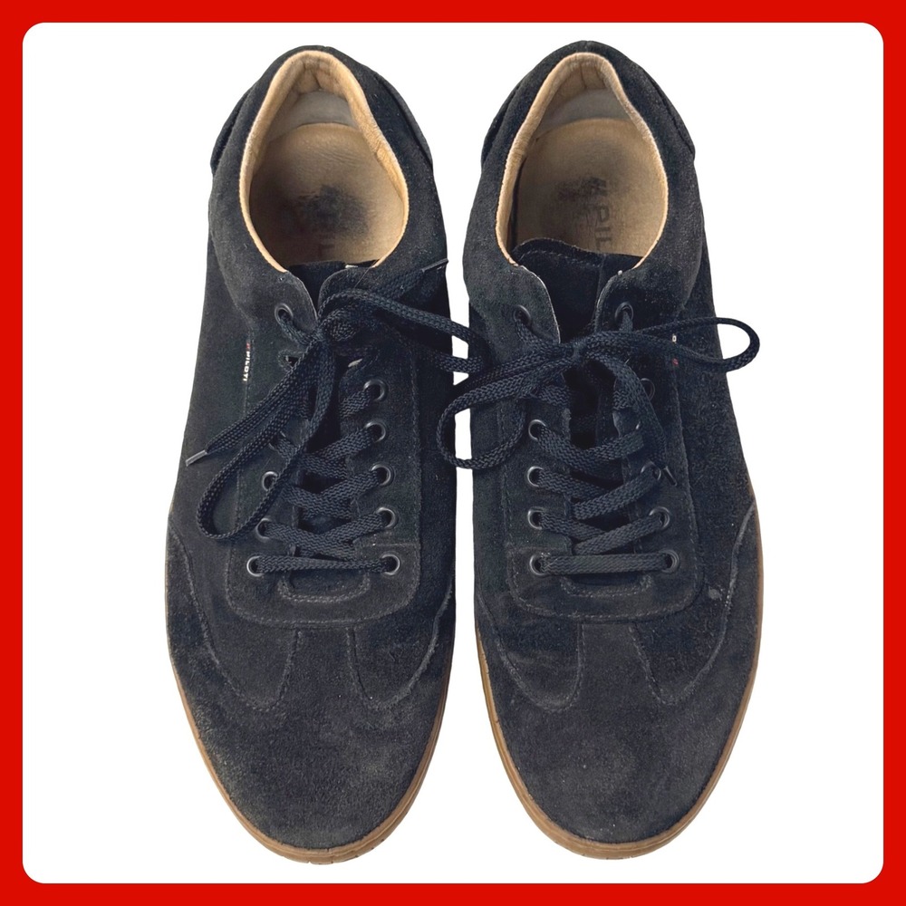 Piloti Shift Driving Shoes Men 11.5 US Black Suede Gum Sole Roll Control Heel